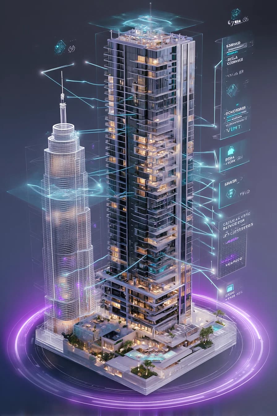 Dubai skyline representing tokenized real estate assets