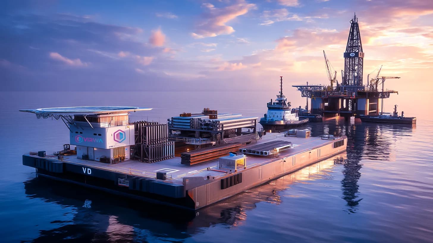 Oil Fields 10,000 Ton Barge – Long-Term Charter